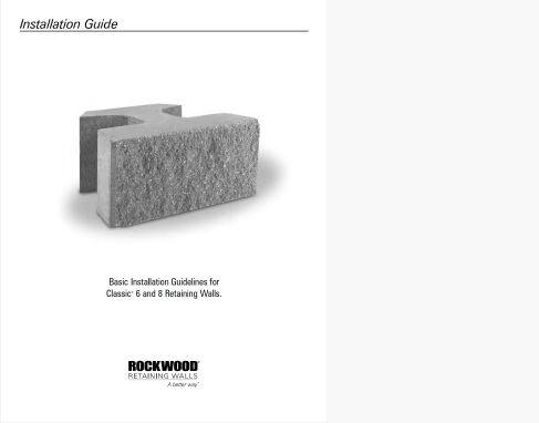 Rockwood Classic Installation Guide