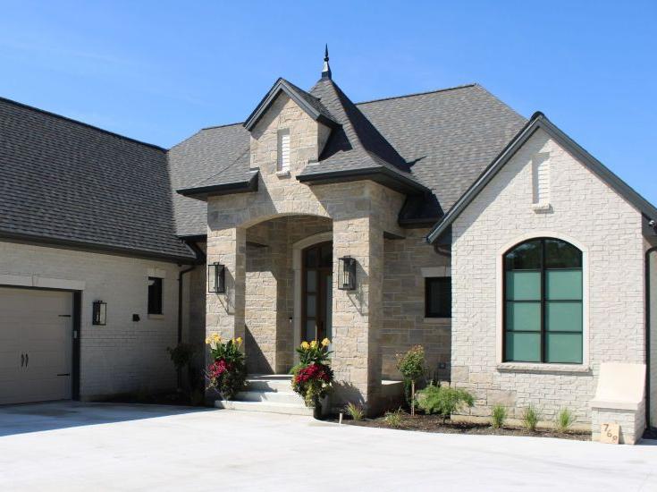 Canterbury Stone Blend & Kensington Brick